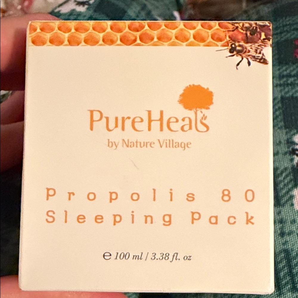 PureHeals Propolis 80 Sleeping Pack - by Nature Village 100 ml. 3.38 fl, oz